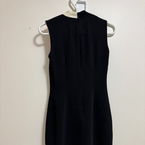 Black dress with white shoulder - Picture 3 of 5